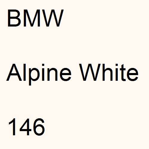 BMW, Alpine White, 146.